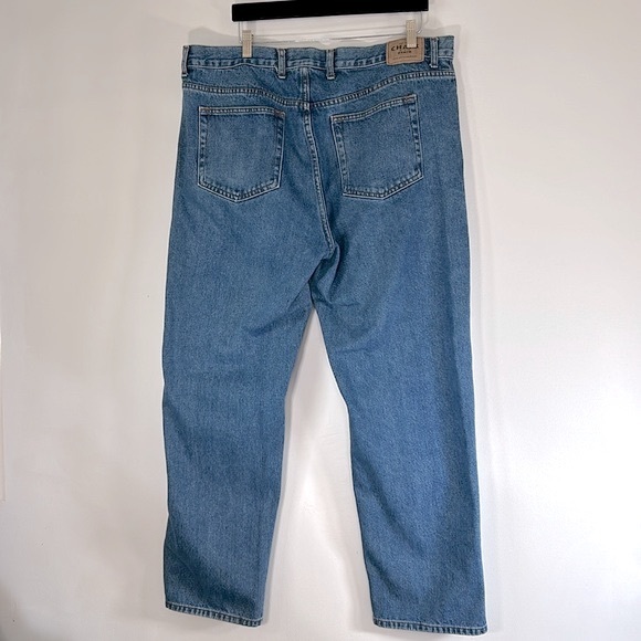 Chaps Ralph Lauren Classic Fit Men’s 42x32 Big & Tall Straight Leg Blue Jeans - Picture 8 of 14